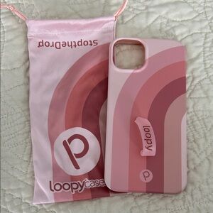 Loopy Case Rainbow Pink Phone Case